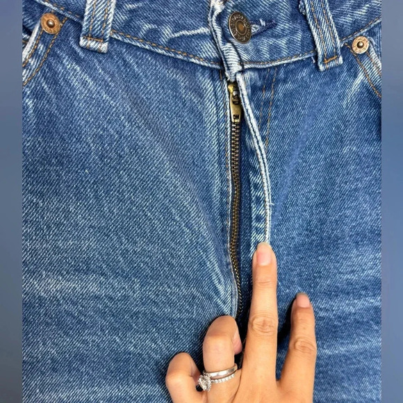 Vintage Levi’s Jeans Orange Tab Tapered Leg‎ High Rise Misses Size 12 Granny - Picture 5 of 12